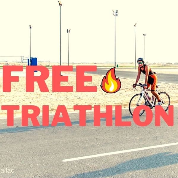 How to race a triathlon for free with no budget and no money! (equipment, registration, and training)