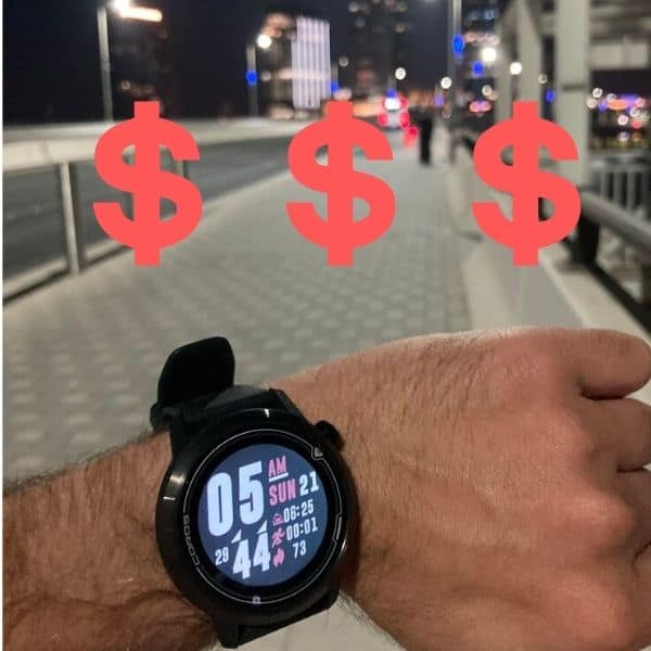 How much does a triathlon watch cost?
